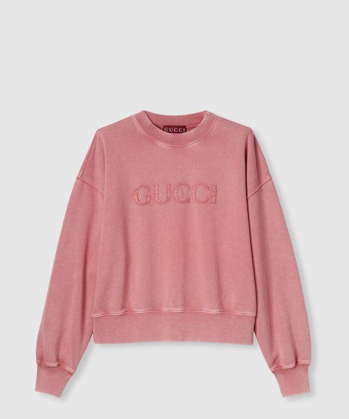 레플리카|이미테이션 gucci-구찌자수-코튼-저지-스웨트셔츠-789582