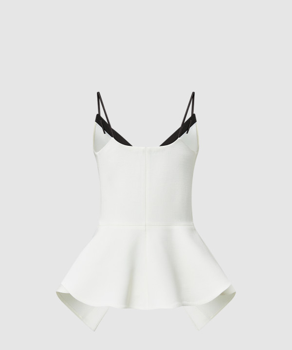 [LOUIS VUITTON-루이비통]버튼드 페플럼 톱 1AGSH9