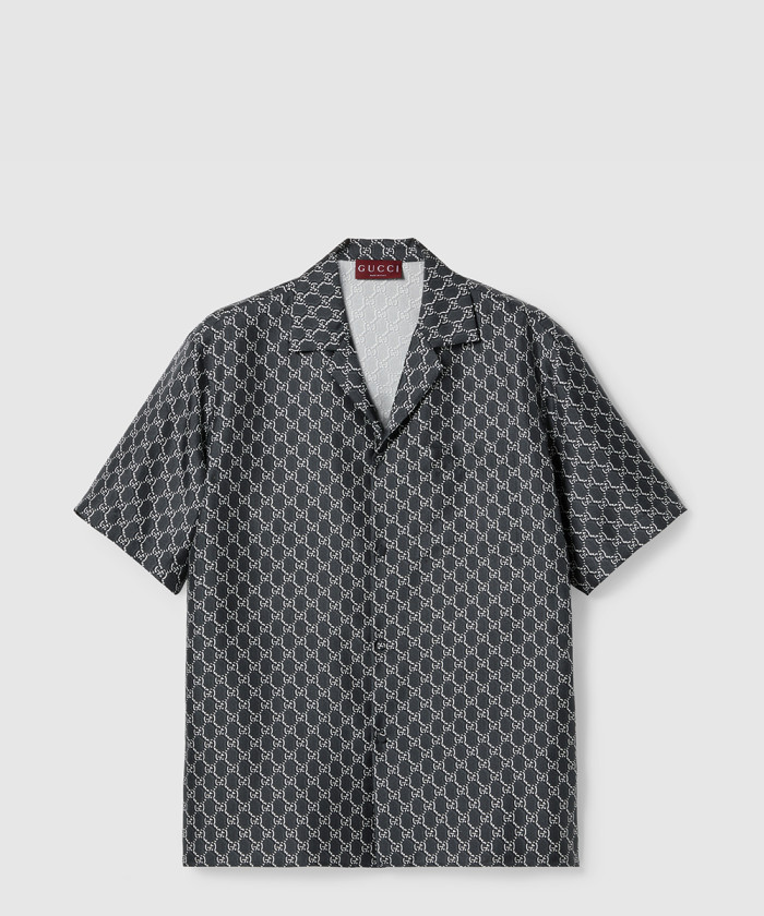 레플리카|이미테이션 gucci-구찌gg-섀도우-실크-셔츠-장식-794907