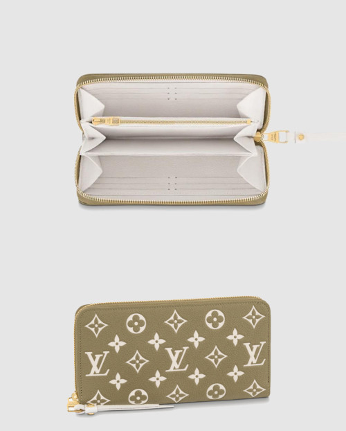 [LOUIS VUITTON-루이비통]모노그램 앙프렝뜨 지퍼 장지갑 M81280