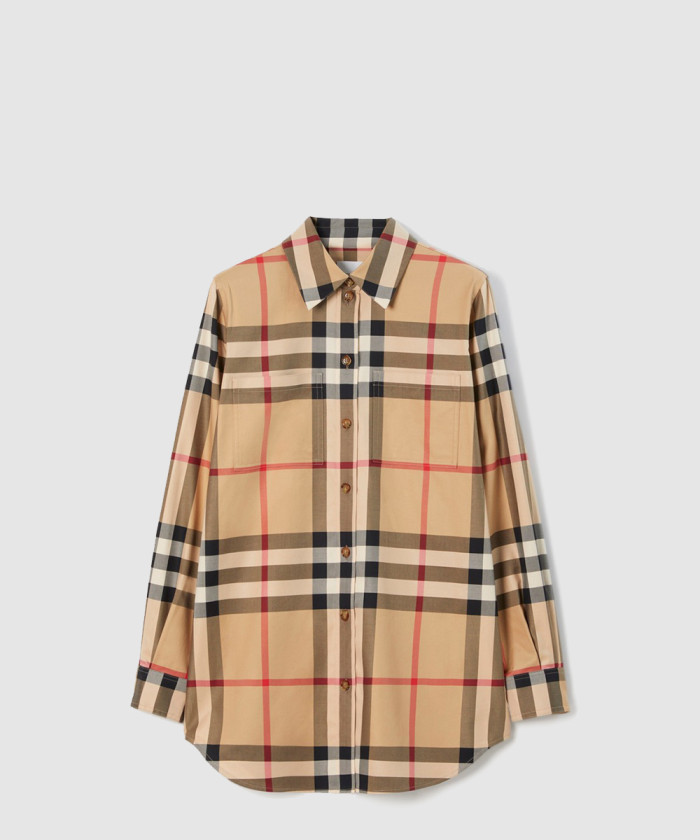 레플리카|이미테이션 burberry-버버리체크-코튼-셔츠-80713381