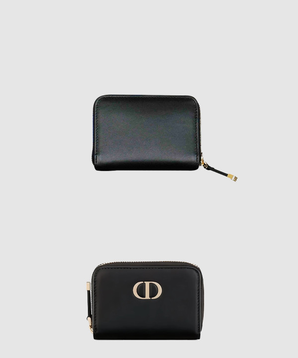 [DIOR-디올]30 Montaigne Voyageur 스몰 지퍼 동전 지갑 S2155