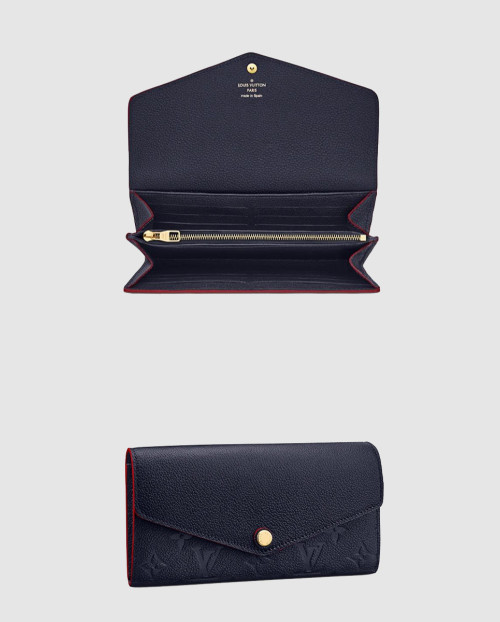 [LOUIS VUITTON-루이비통]사라 월릿 모노그램 앙프렝뜨 장지갑 M62125