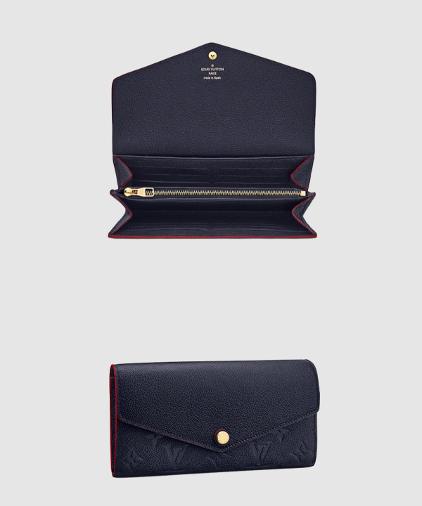 [LOUIS VUITTON-루이비통]사라 월릿 모노그램 앙프렝뜨 장지갑 M62125