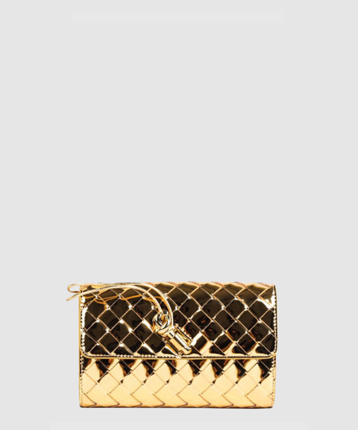 레플리카|이미테이션 bottega-보테가베네타라미네이트-라지-안디아모-플랩-지갑-741504