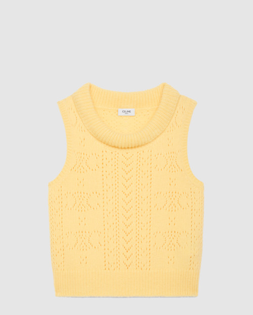 [CELINE-셀린느]카울 넥 스웨터 포인텔 캐시미어 RY06B0