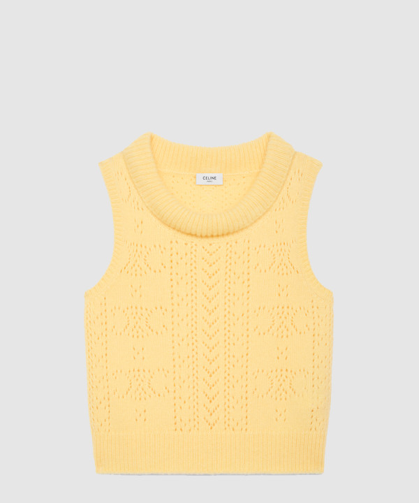 [CELINE-셀린느]카울 넥 스웨터 포인텔 캐시미어 RY06B0