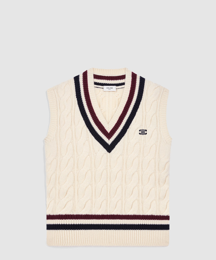 레플리카|이미테이션 celine-셀린느트리옹프-v넥-케이블-니트-캐시미어-ry0bmd