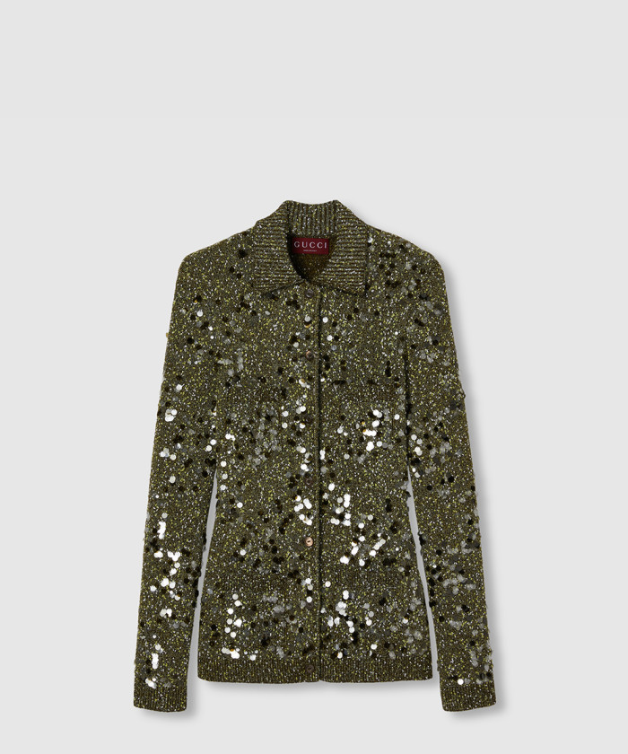 레플리카|이미테이션 gucci-구찌트위드-블렌드-폴로-가디건-798149