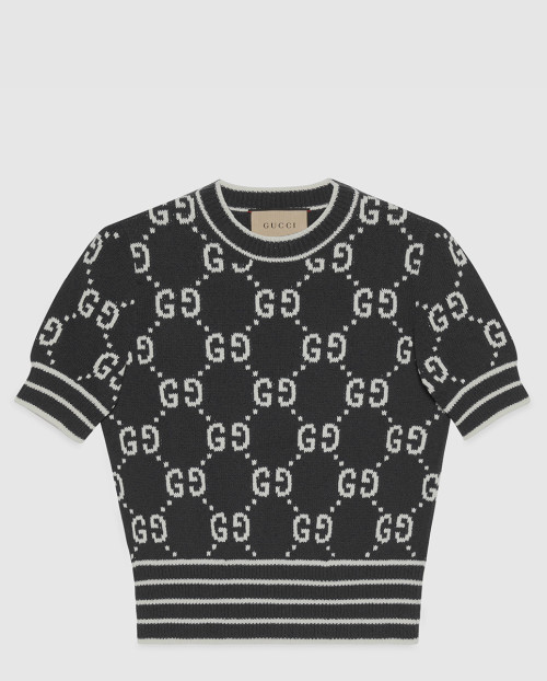 [GUCCI-구찌]GG 코튼 자카드 탑 753914