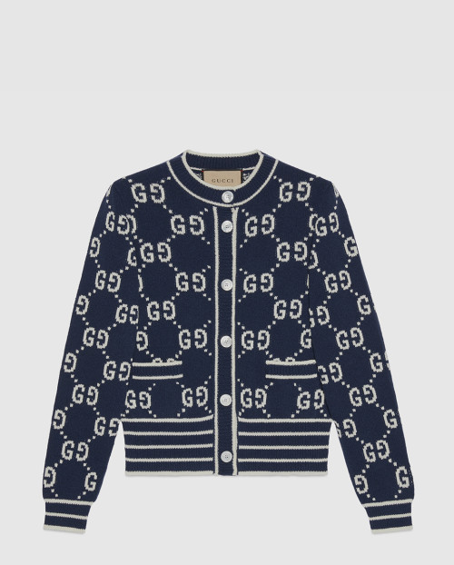 [GUCCI-구찌]GG 코튼 자카드 가디건 753917