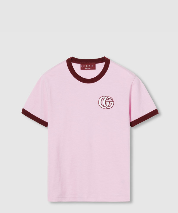 [GUCCI-구찌]자수 코튼 저지 티셔츠 ‎818787