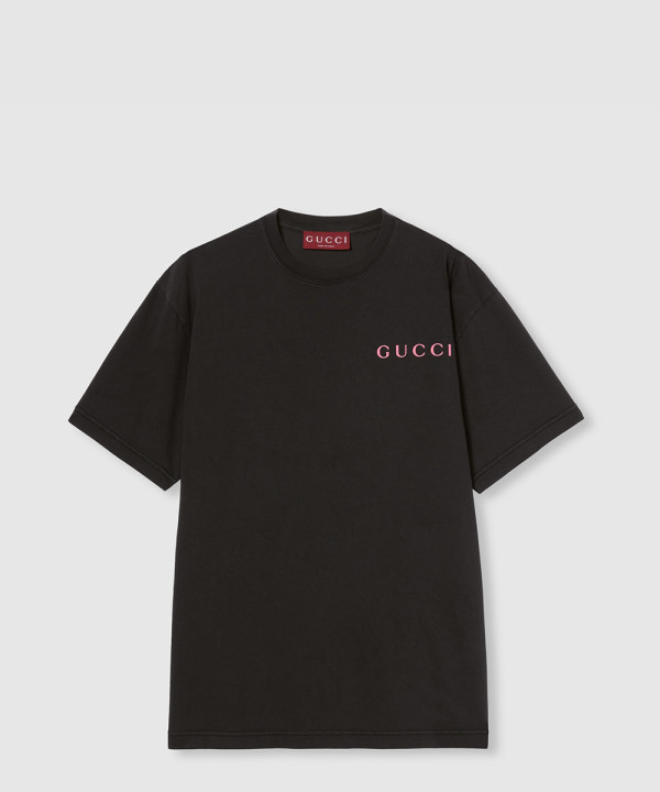 [GUCCI-구찌]프린트 코튼 저지 티셔츠 796395