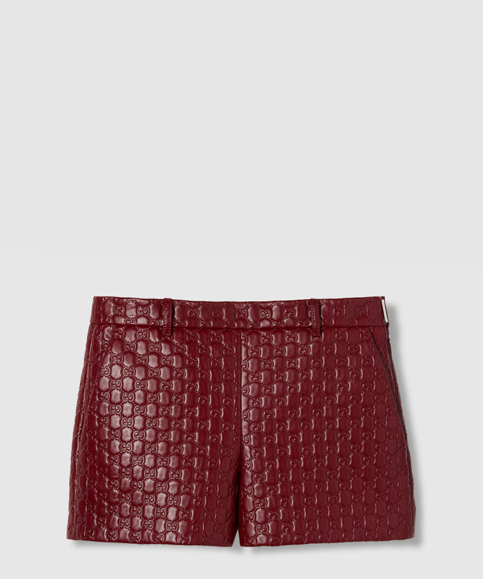 레플리카|이미테이션 gucci-구찌gg-엠보스-레더-쇼츠-810398