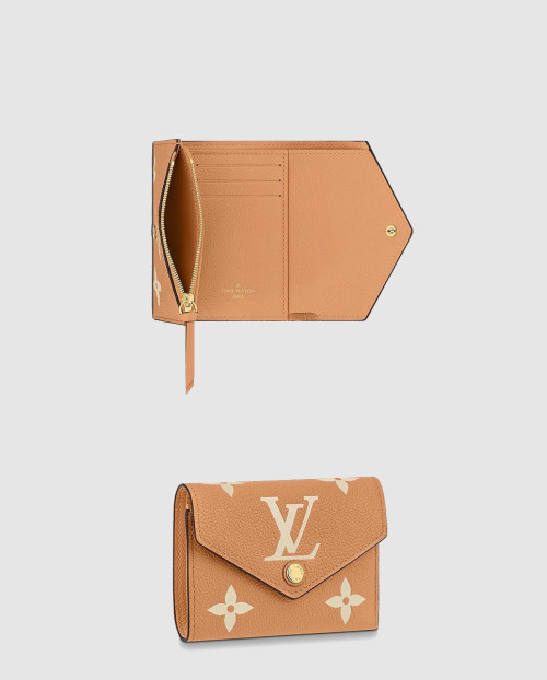 [LOUIS VUITTON-루이비통]빅토린 모노그램 앙프렝뜨 반지갑 M81459