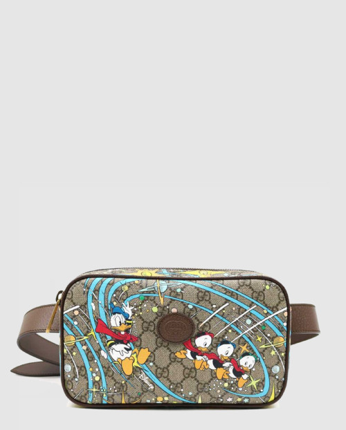 [GUCCI-구찌]GG 디즈니 캔버스 도널드덕 벨트백 602695