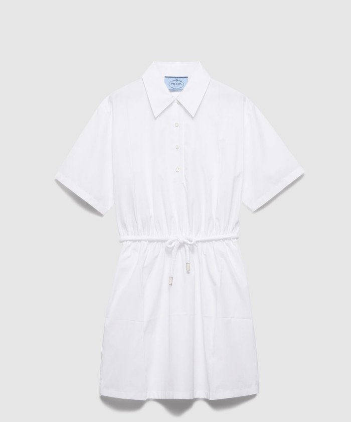 레플리카|이미테이션 prada-프라다포플린-미니-드레스-p3o94c