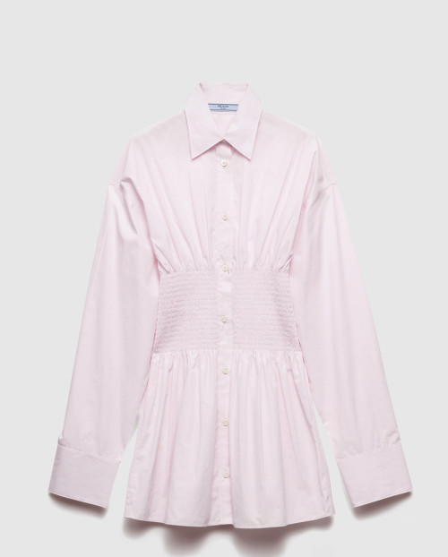 [PRADA-프라다]스모킹 포플린 셔츠 P401IR