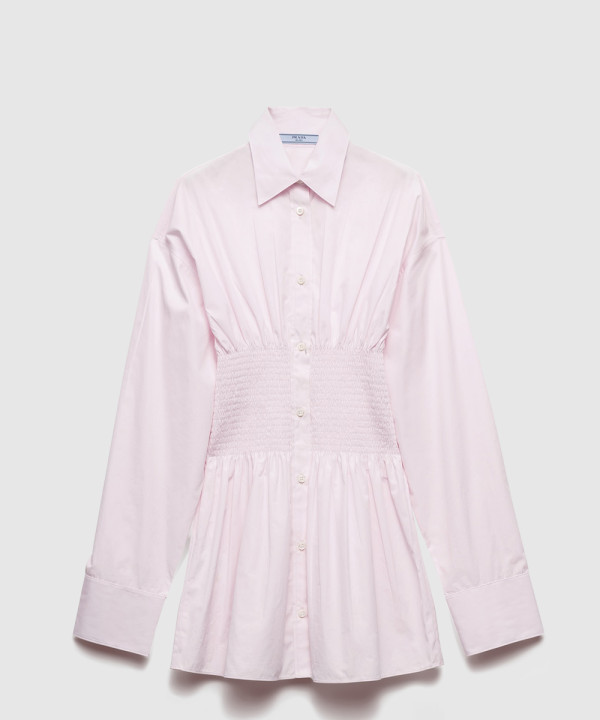 [PRADA-프라다]스모킹 포플린 셔츠 P401IR