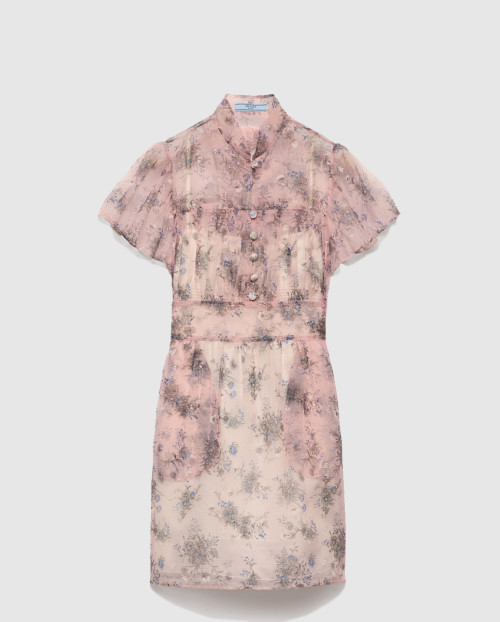 [PRADA-프라다]나일론넷 미니 드레스 P3M94