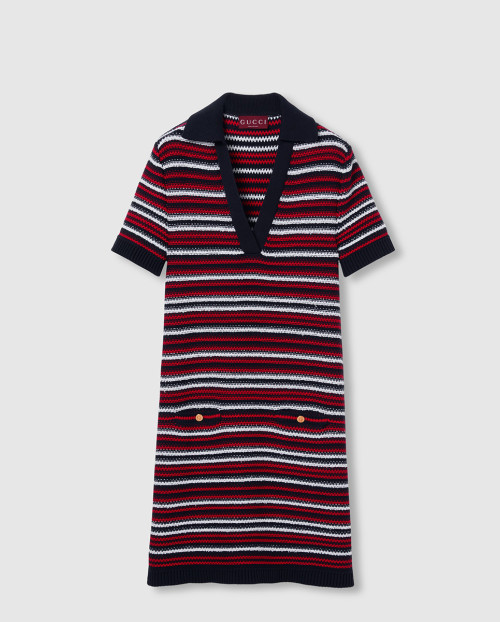 [GUCCI-구찌]파인 울 폴로 스커트 818612