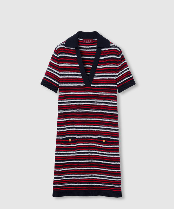 [GUCCI-구찌]파인 울 폴로 스커트 818612