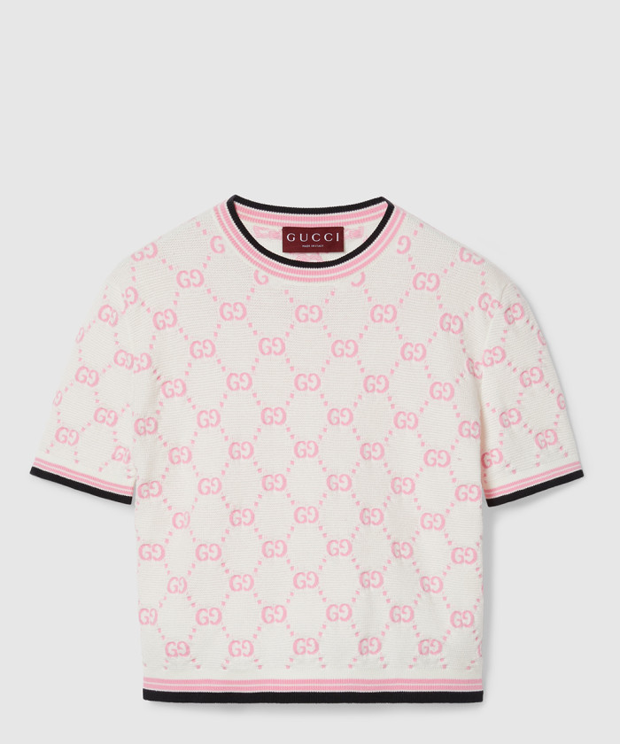 레플리카|이미테이션 gucci-구찌gg-인타르시아-코튼-크루넥-탑-788766