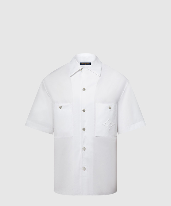 레플리카|이미테이션 louis-vuitton-루이비통시그니처-쇼트-슬리브드-코튼-셔츠-1ahchm