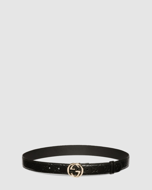 [GUCCI-구찌]SSIMA 30 레더 벨트 813008