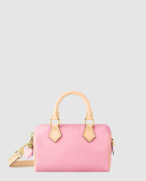 [LOUIS VUITTON-루이비통]나노 스피디 모찌 핑크 M81879