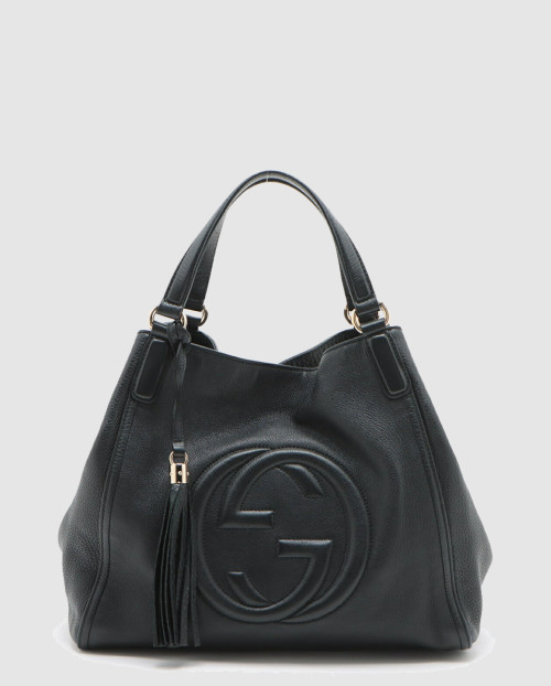 [GUCCI-구찌]GG 레더 태슬 소호 숄더백 282309