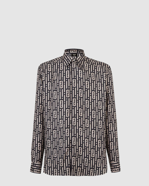 [FENDI-펜디]컬러 블록 멀버리 실크 셔츠 FS1038