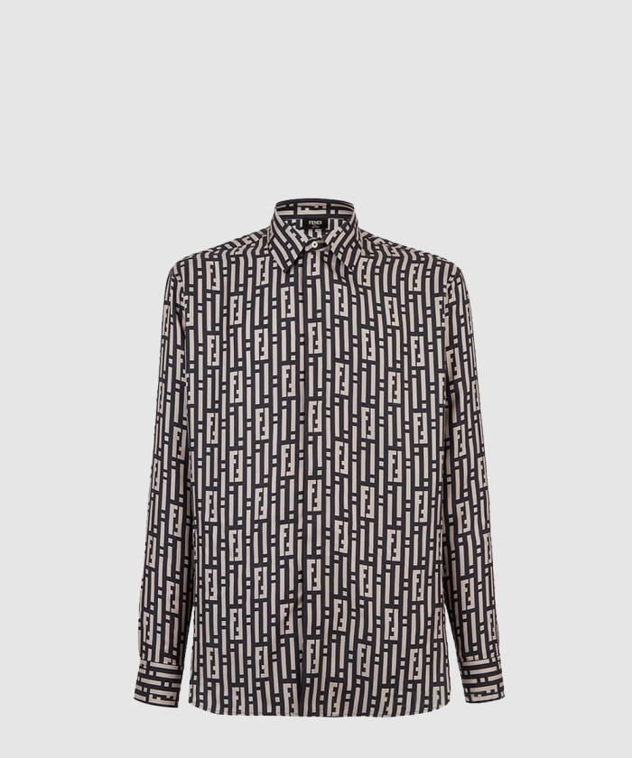 레플리카|이미테이션 fendi-펜디컬러-블록-멀버리-실크-셔츠-fs1038