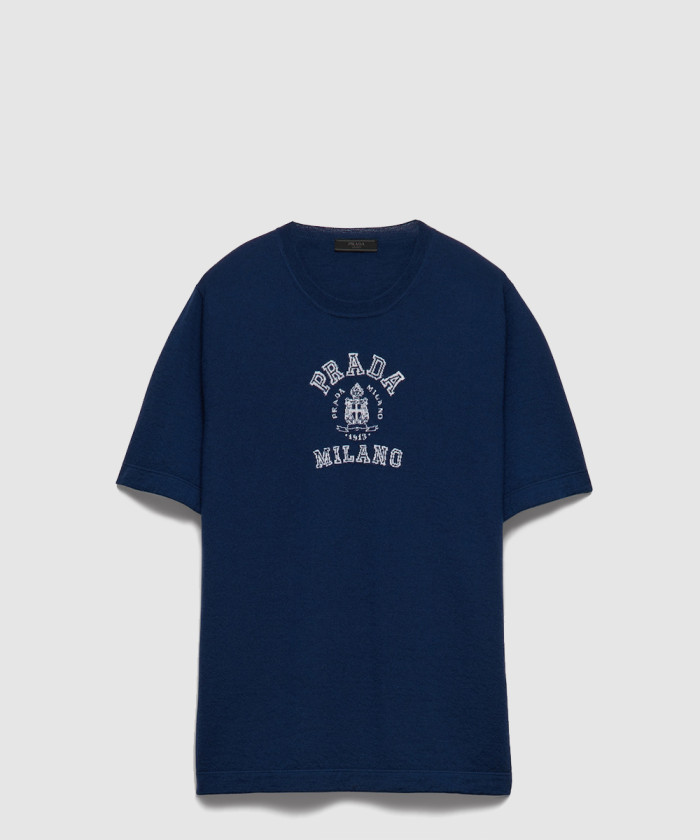 레플리카|이미테이션 prada-프라다로고-캐시미어-티셔츠-umf010