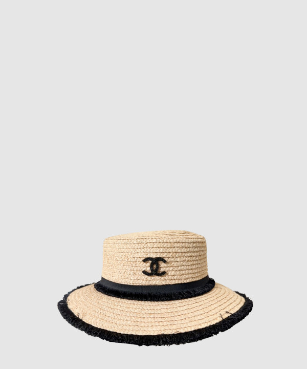[CHANEL-샤넬]밀짚모자 선캡 AA8652