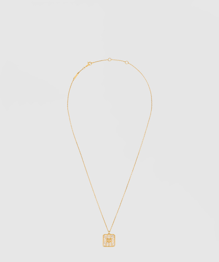 레플리카|이미테이션 celine-셀린느스퀘어-큐빅-로고-장식-목걸이-461hn6