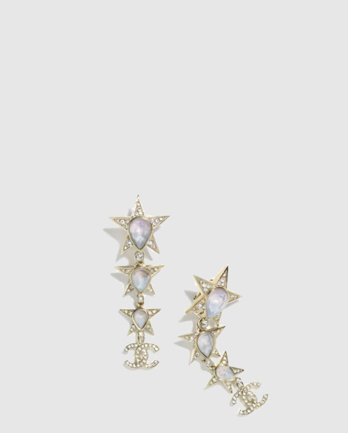 [CHANEL-샤넬]클래식 로고 별 귀걸이 ABA378