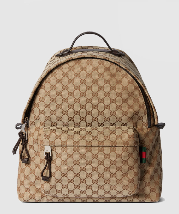 [GUCCI-구찌]웹(Web) 디테일의 미디엄 GG 백팩 824624