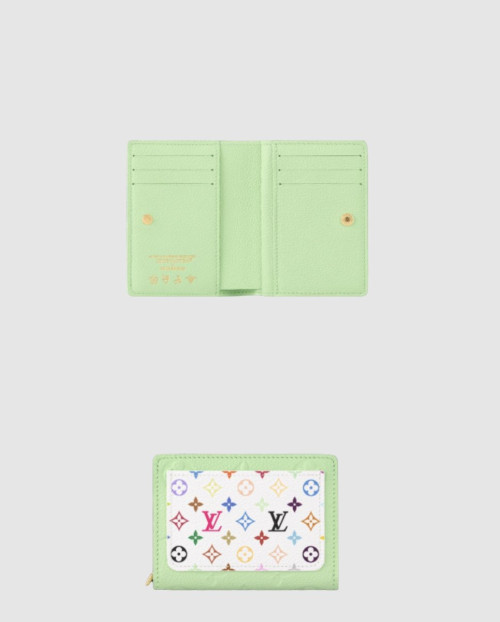 [LOUIS VUITTON-루이비통]메탈 하드웨어 소가죽 지갑 M13619