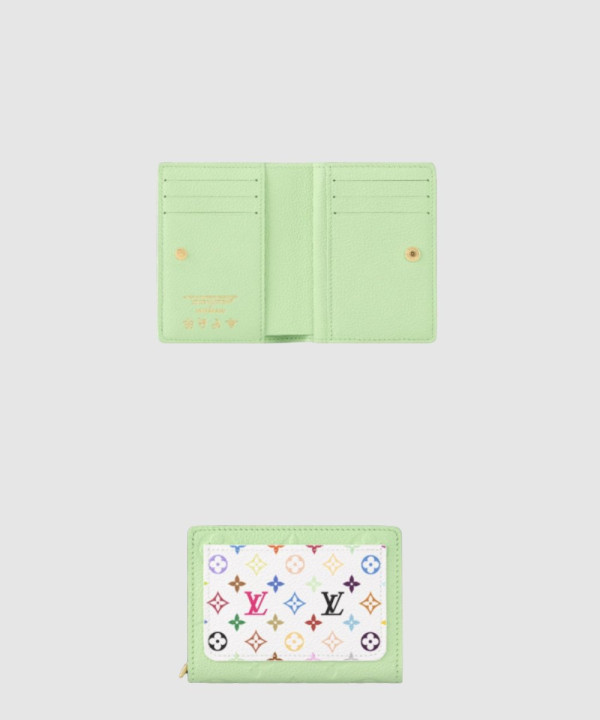 [LOUIS VUITTON-루이비통]메탈 하드웨어 소가죽 지갑 M13619