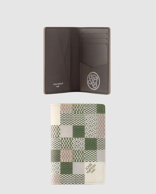 [LOUIS VUITTON-루이비통]체크 코팅 캔버스 카드 지갑 N00109