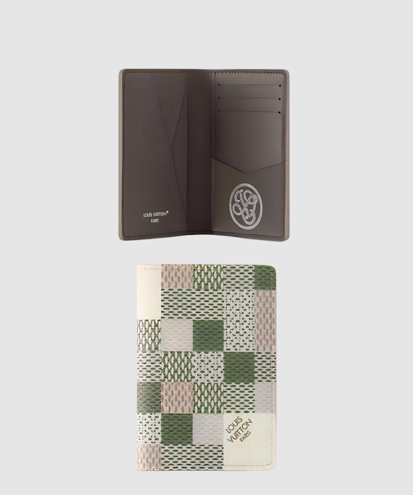 [LOUIS VUITTON-루이비통]체크 코팅 캔버스 카드 지갑 N00109