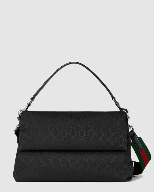 [GUCCI-구찌]웹 디테일의 미디엄 GG 크로스백 ‎821616