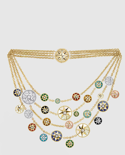 [DIOR-디올]Rose des Vents 플래스트런 목걸이 JRDV9