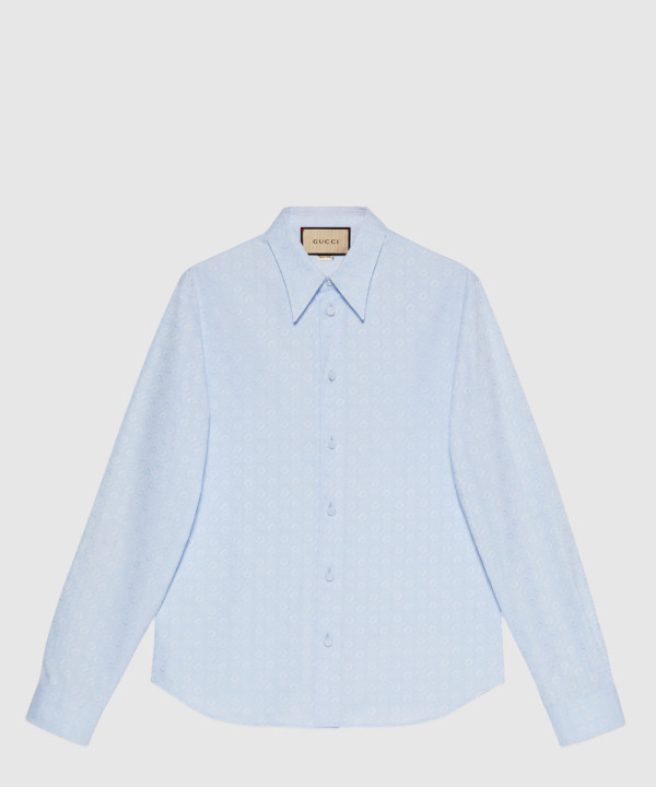 [GUCCI-구찌]홀스빗 자카드 코튼 셔츠 721176