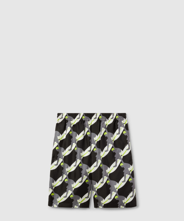 [GUCCI-구찌]프린트 실크 트윌 쇼츠 798619