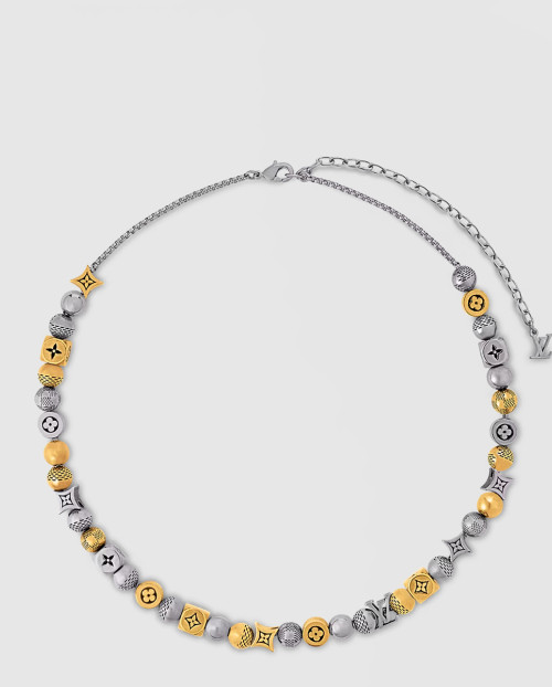 [LOUIS VUITTON-루이비통]다미에 파티 목걸이 M02234