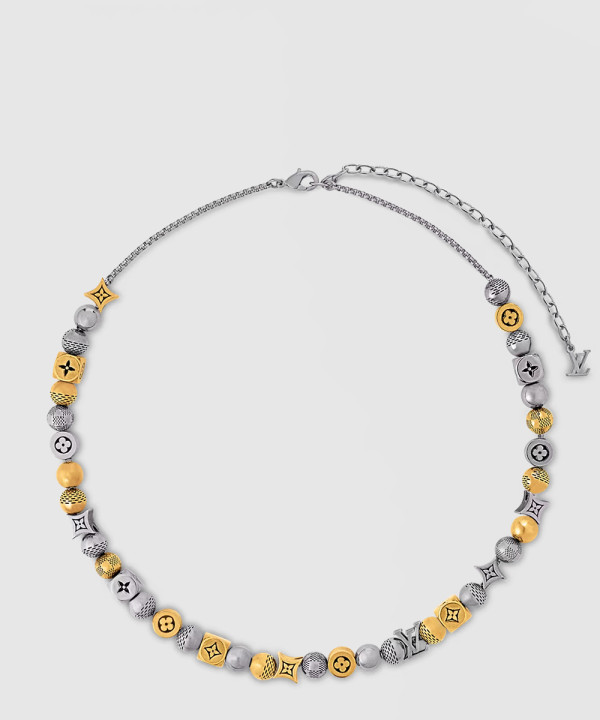 [LOUIS VUITTON-루이비통]다미에 파티 목걸이 M02234