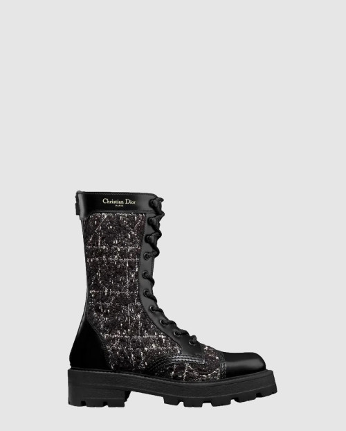 [DIOR-디올]D-Unit 트위드 부츠 KDI98