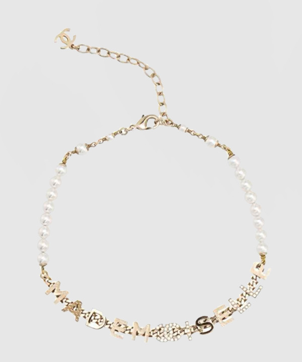 [CHANEL-샤넬]이니셜 진주 목걸이 AB7913